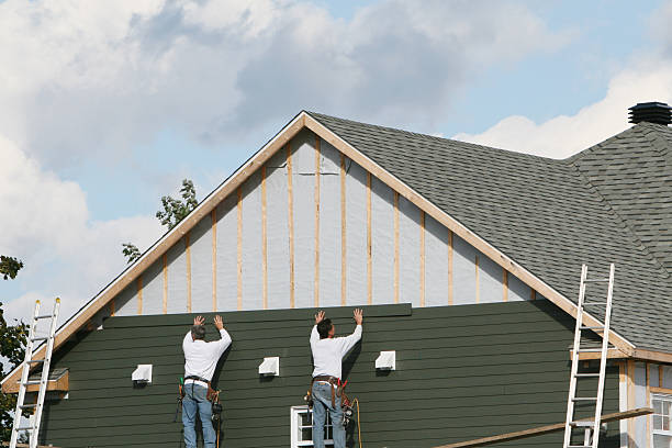 Professional Emergency Siding Repair technician working in Prince George, VA